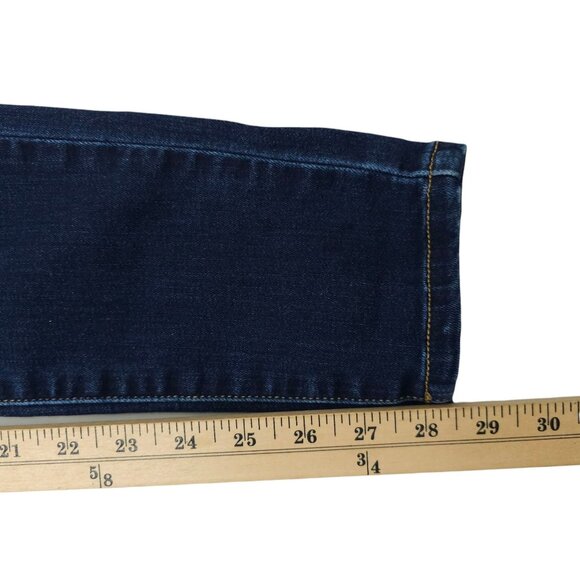 KanCan Curvy Ankle Jeans Womens Size 5 / 26 Mid Rise Dark Wash Denim - Picture 14 of 14